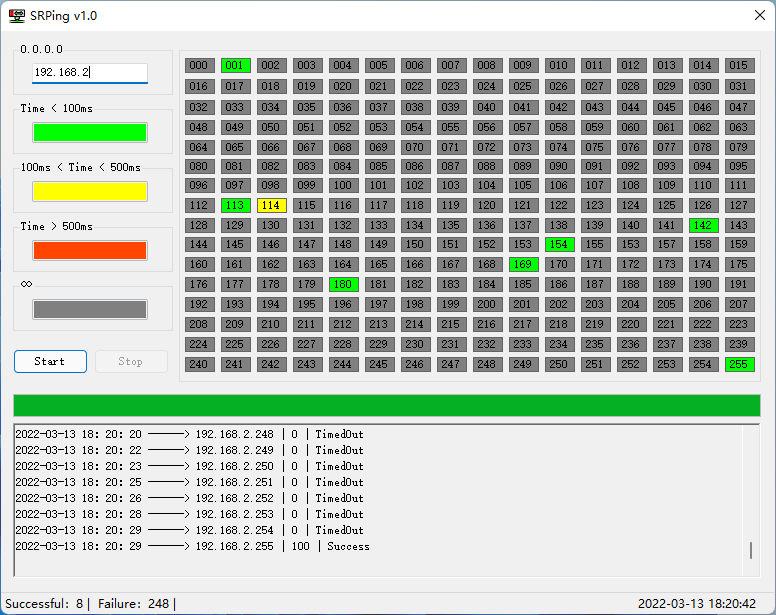 局域网内网IP地址检测工具SRPing绿色版下载